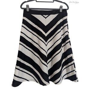 FAITH AND JOY A-line black & white skirt